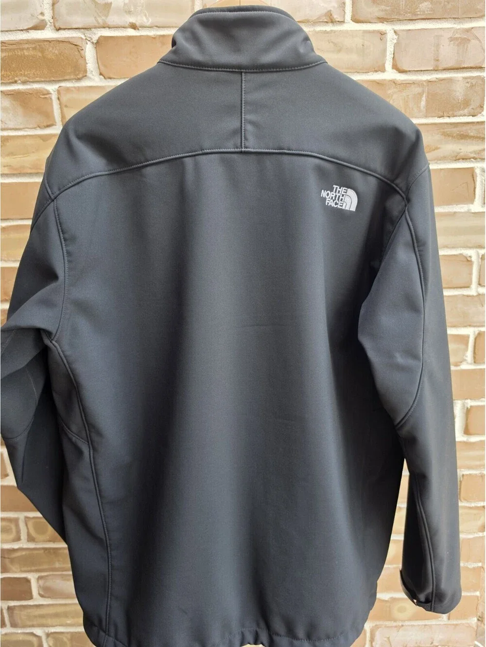 The North Face Men's XXL Apex Bionic Softshell Jacket Black Fleece Full Zip